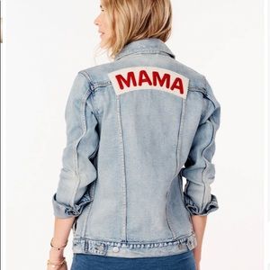 Ingrid and Isabel mama denim jacket